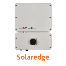 Solaredge HD Wave inverter with two compartments.