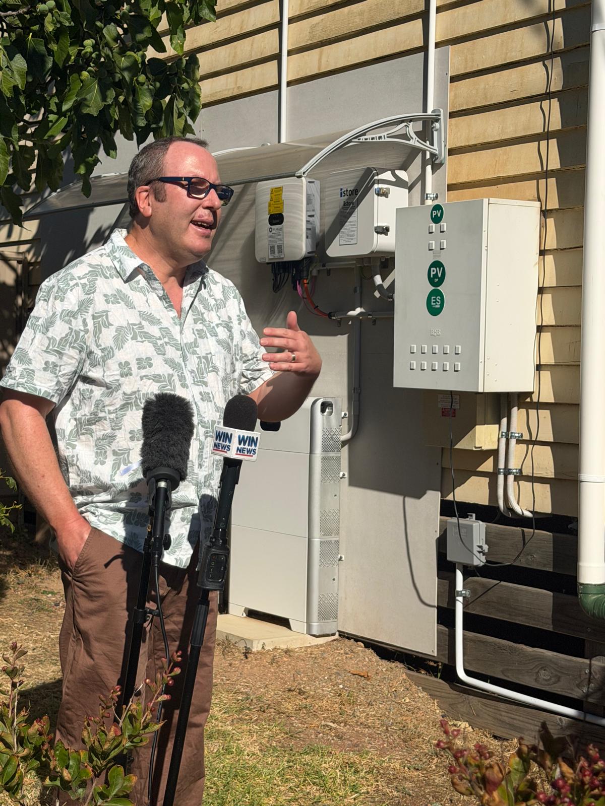 Christopher Gibney, Solargain Bendigo customer